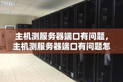 主机测服务器端口有问题，主机测服务器端口有问题怎么办
