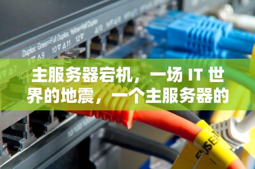 主服务器宕机，一场 IT 世界的地震，一个主服务器的问题有哪些