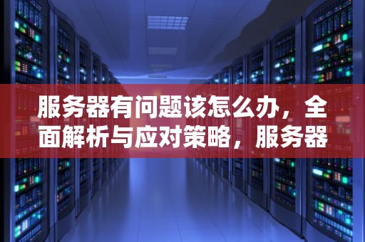 服务器有问题该怎么办，全面解析与应对策略，服务器有问题该怎么办呢