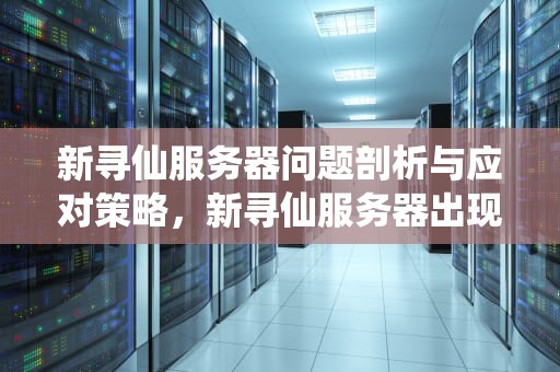 新寻仙服务器问题剖析与应对策略，新寻仙服务器出现的问题有哪些