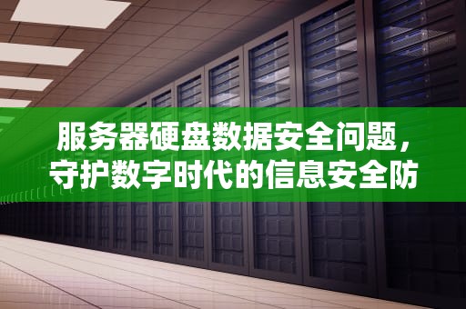 服务器硬盘数据安全问题，守护数字时代的信息安全防线，服务器硬盘数据安全问题有哪些