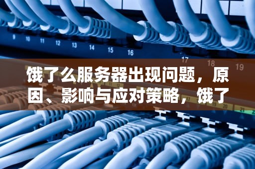 饿了么服务器出现问题，原因、影响与应对策略，饿了么服务器出现问题怎么解决