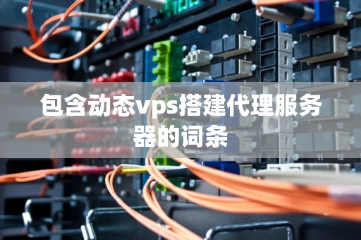 包含动态vps搭建代理服务器的词条