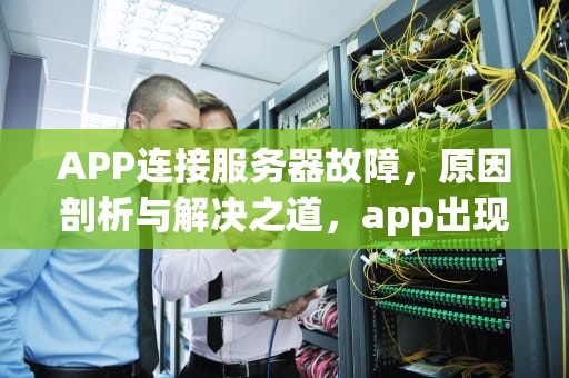 APP连接服务器故障，原因剖析与解决之道，app出现连接服务器时出问题怎么办