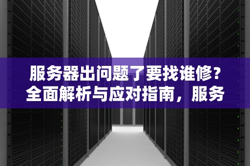 服务器出问题了要找谁修？全面解析与应对指南，服务器出问题了要找谁修理