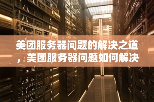 美团服务器问题的解决之道，美团服务器问题如何解决的