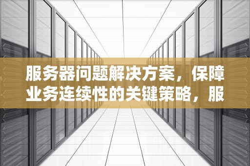 服务器问题解决方案，保障业务连续性的关键策略，服务器问题解决方案怎么写