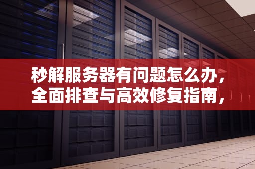 秒解服务器有问题怎么办，全面排查与高效修复指南，秒解服务器有问题怎么办啊
