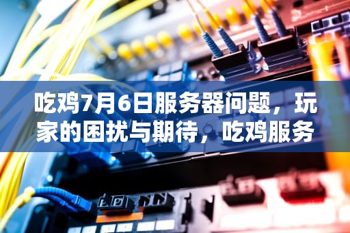 吃鸡7月6日服务器问题，玩家的困扰与期待，吃鸡服务器异常