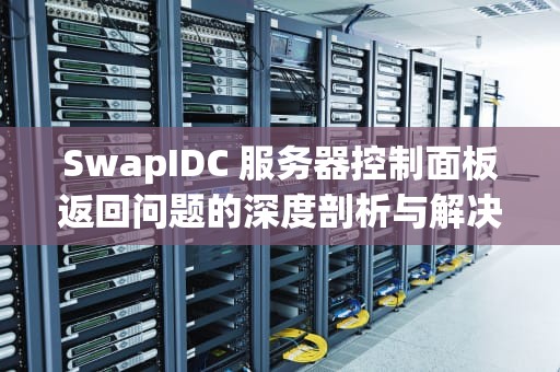 SwapIDC 服务器控制面板返回问题的深度剖析与解决之道，swapidc服务器代理