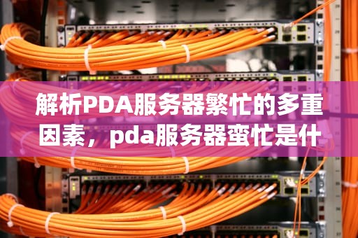 解析PDA服务器繁忙的多重因素，pda服务器蛮忙是什么问题导致的