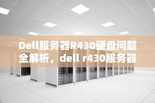 Dell服务器R430硬盘问题全解析，dell r430服务器