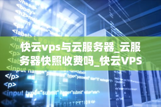 快云vps与云服务器_云服务器快照收费吗_快云VPS与云服务器的比较分析