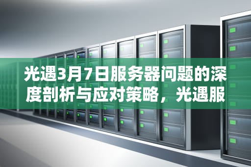 光遇3月7日服务器问题的深度剖析与应对策略，光遇服务器又崩了