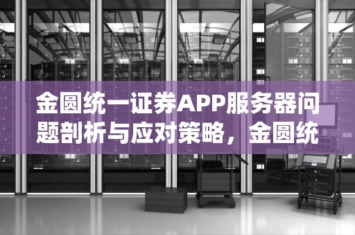 金圆统一证券APP服务器问题剖析与应对策略，金圆统一证券下载