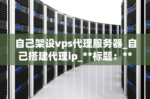 自己架设vps代理服务器_自己搭建代理ip_**标题：** 自己架设VPS代理服务器的完整指南