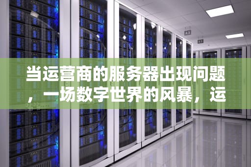 当运营商的服务器出现问题，一场数字世界的风暴，运营商的服务器出现问题怎么解决