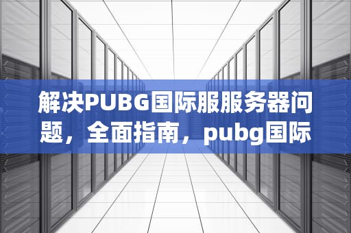 解决PUBG国际服服务器问题，全面指南，pubg国际服出现服务器繁忙怎么办