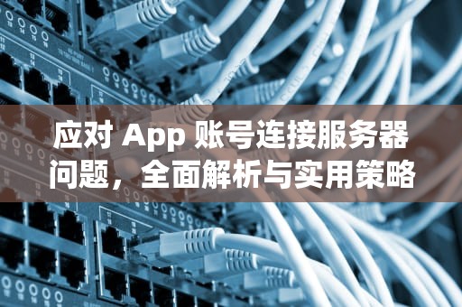 应对 App 账号连接服务器问题，全面解析与实用策略，app账号连接到服务器出现问题怎么办