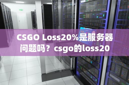 CSGO Loss20%是服务器问题吗？csgo的loss20