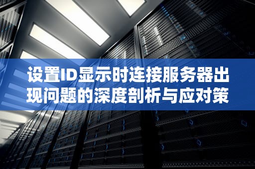 设置ID显示时连接服务器出现问题的深度剖析与应对策略，设置id显示连接服务器出现问题怎么办
