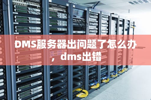 DMS服务器出问题了怎么办，dms出错