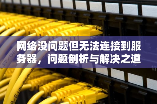 网络没问题但无法连接到服务器，问题剖析与解决之道，网络没问题但无法连接到服务器怎么办