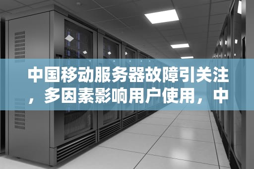 中国移动服务器故障引关注，多因素影响用户使用，中国移动服务器出错