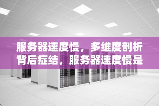 服务器速度慢，多维度剖析背后症结，服务器速度慢是什么问题啊
