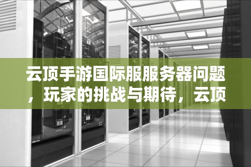 云顶手游国际服服务器问题，玩家的挑战与期待，云顶手游国际服发生服务器问题怎么办
