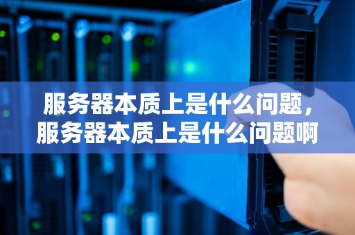 服务器本质上是什么问题，服务器本质上是什么问题啊