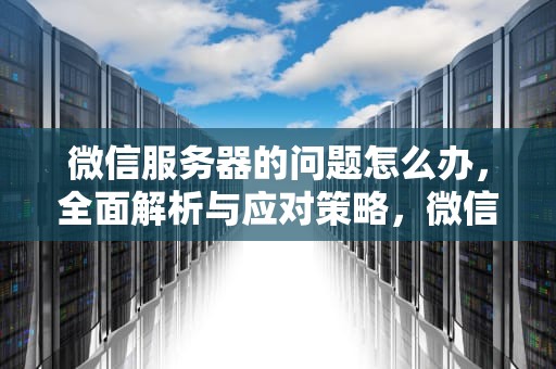 微信服务器的问题怎么办，全面解析与应对策略，微信服务器的问题怎么办解决