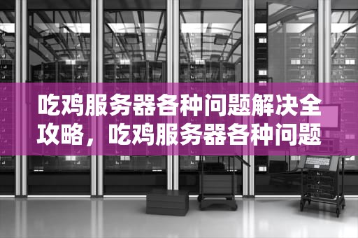 吃鸡服务器各种问题解决全攻略，吃鸡服务器各种问题解决方法