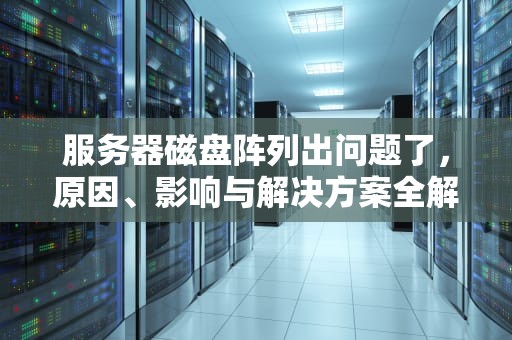 服务器磁盘阵列出问题了，原因、影响与解决方案全解析，服务器磁盘阵列出问题了怎么办