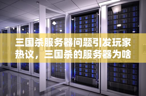 三国杀服务器问题引发玩家热议，三国杀的服务器为啥老是崩溃