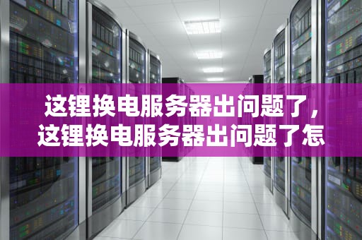 这锂换电服务器出问题了，这锂换电服务器出问题了怎么处理