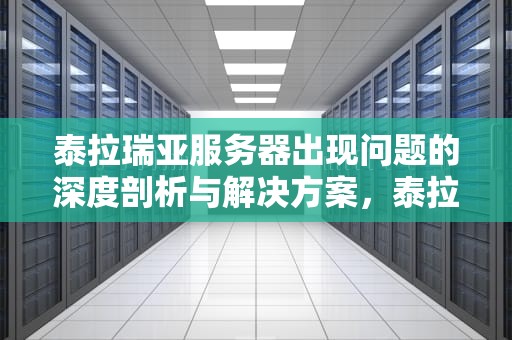 泰拉瑞亚服务器出现问题的深度剖析与解决方案，泰拉瑞亚服务器出现问题怎么解决