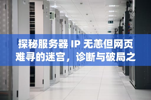探秘服务器 IP 无恙但网页难寻的迷宫，诊断与破局之道，服务器ip没有问题网页找不到怎么办