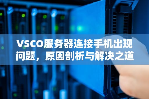 VSCO服务器连接手机出现问题，原因剖析与解决之道，vsco连接服务器出错