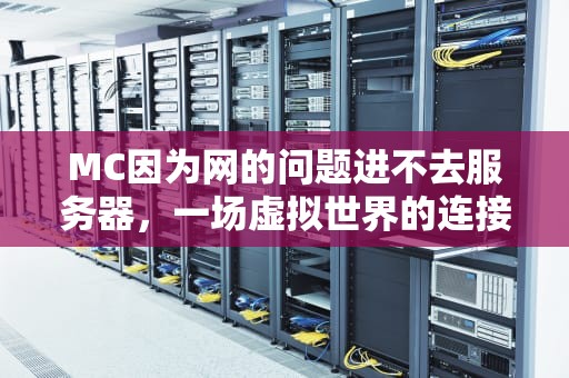 MC因为网的问题进不去服务器，一场虚拟世界的连接困境与破解之道，mc因为网的问题进不去服务器怎么回事