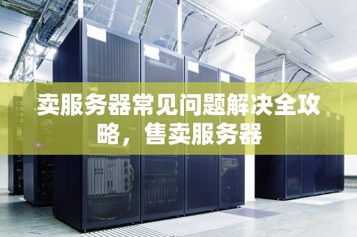 卖服务器常见问题解决全攻略，售卖服务器