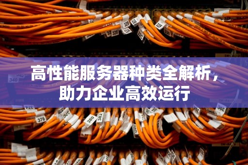 高性能服务器种类全解析，助力企业高效运行