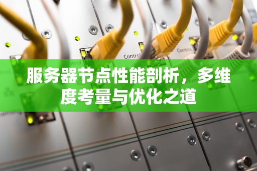 服务器节点性能剖析，多维度考量与优化之道