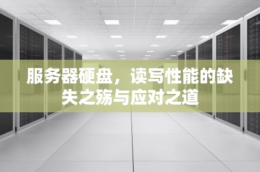 服务器硬盘，读写性能的缺失之殇与应对之道