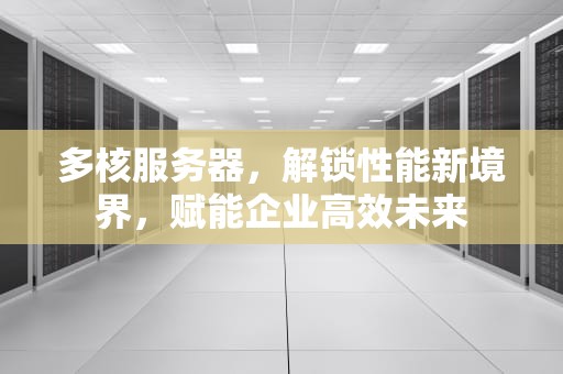 多核服务器，解锁性能新境界，赋能企业高效未来
