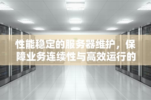 性能稳定的服务器维护，保障业务连续性与高效运行的关键