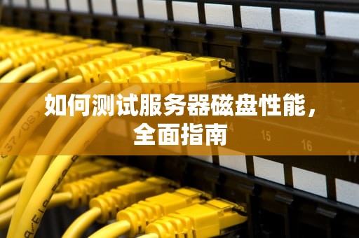 如何测试服务器磁盘性能，全面指南