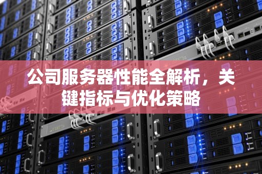 公司服务器性能全解析，关键指标与优化策略