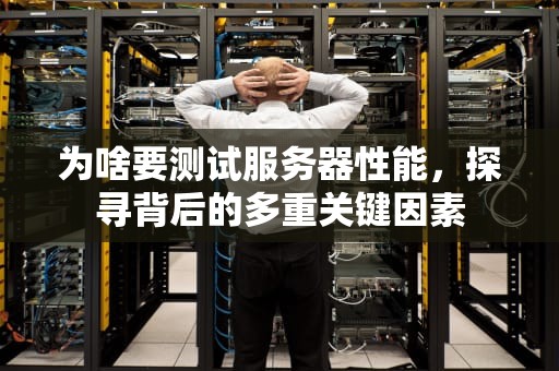 为啥要测试服务器性能，探寻背后的多重关键因素