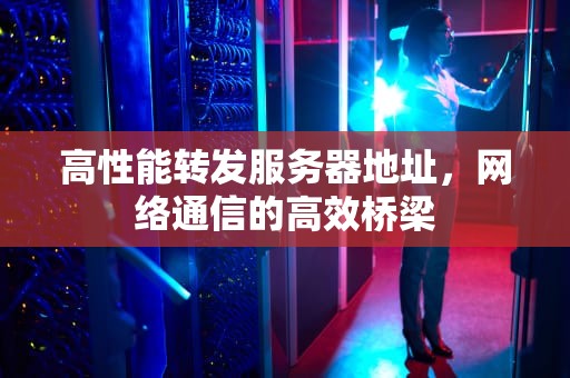 高性能转发服务器地址，网络通信的高效桥梁